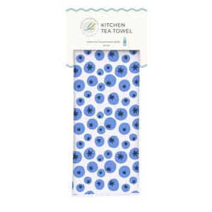 Blueberry Medley Eco Kitchen Tea Towel 5