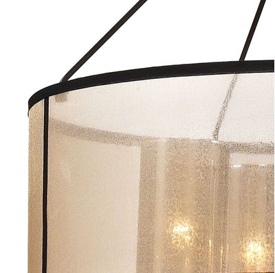 Diffusion 24'' Wide 4-Light Chandelier - Oil Rubbed Bronze