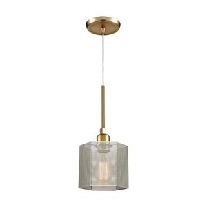 Compartir 6'' Wide 1-Light Mini Pendant - Polished Nickel 1