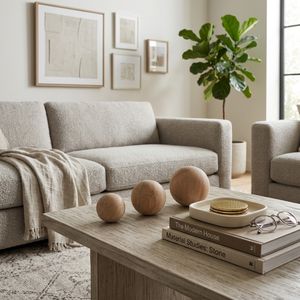 MASONHAM SET OF 3 BROWN DECOR 5 (IN) 9