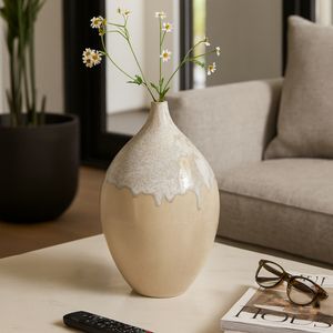EMMETOAK CREAM VASE 18 (IN) 12