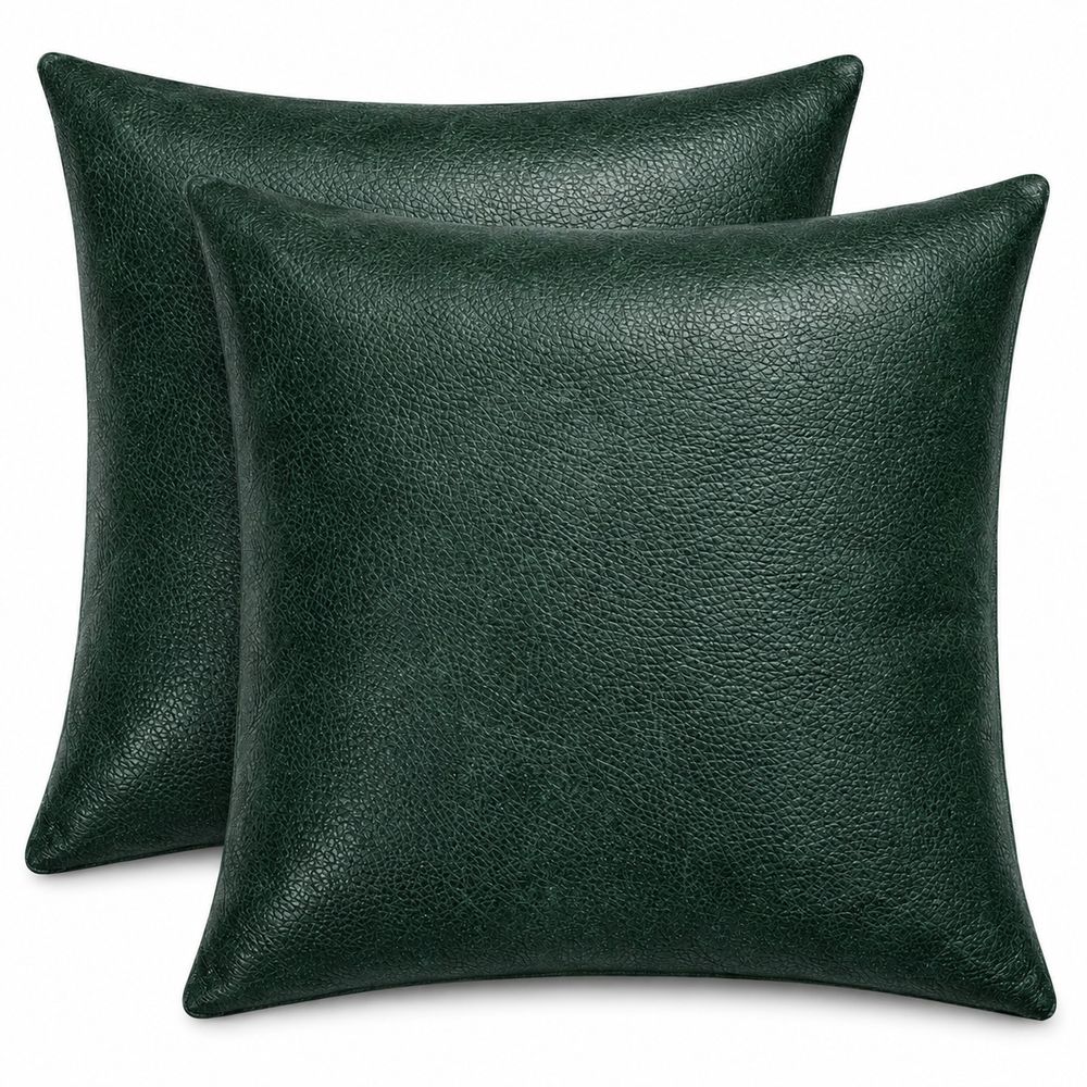 Leather Pillow 2 pack - 18"x18"