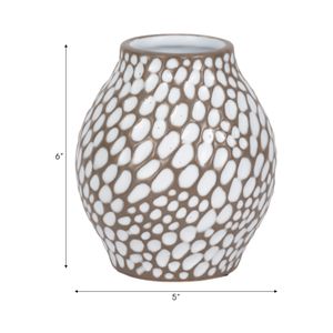HARPERMILL BROWN VASE 6 (IN) 8