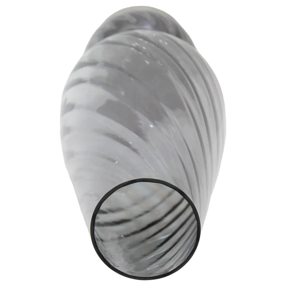 LINDENRUN GRAY GLASS VASE 21 (IN)
