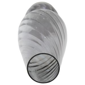 LINDENRUN GRAY GLASS VASE 21 (IN) 7