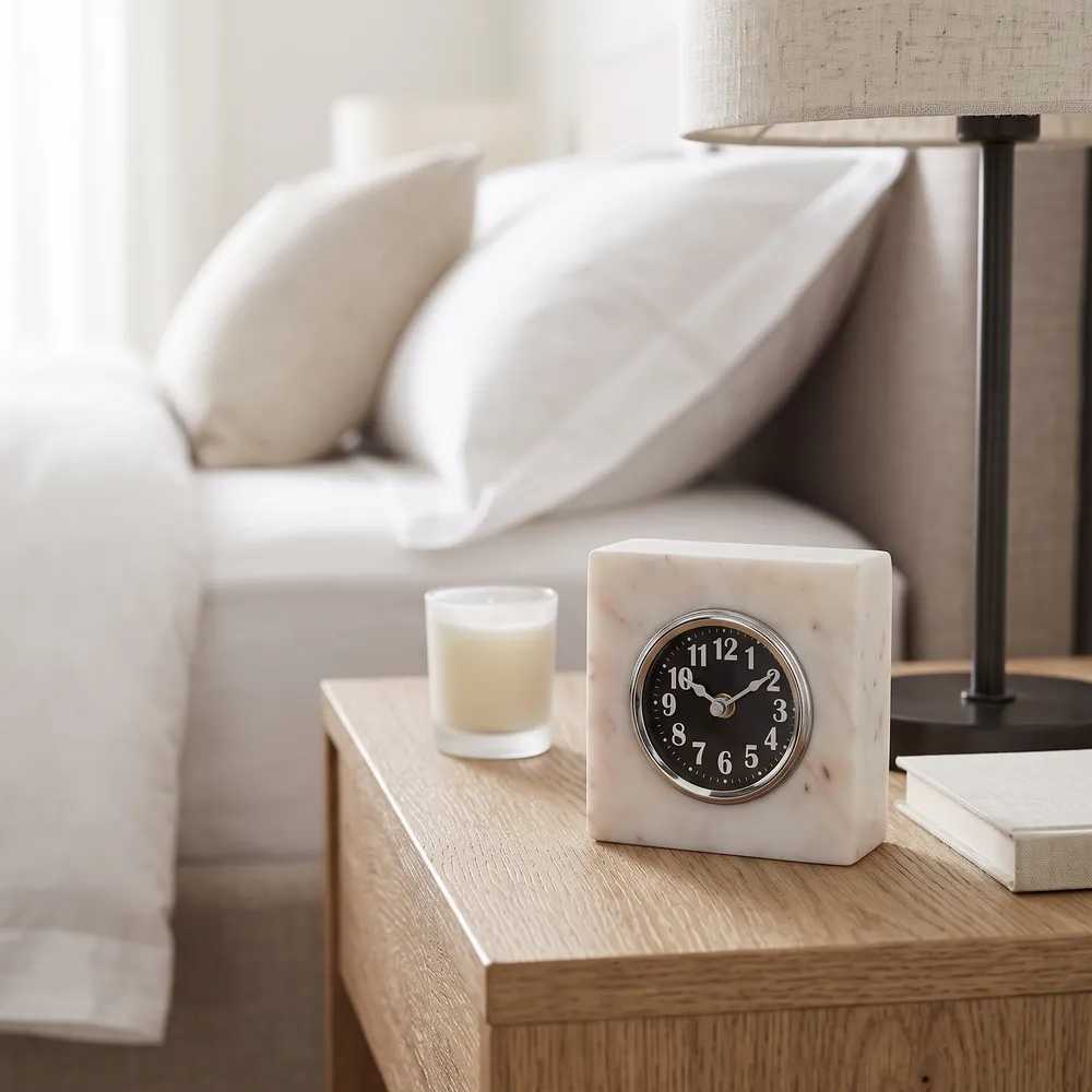 FLYNNPORT WHITE CLOCK 5 (IN)