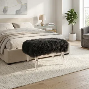 CHLOEMILL BLACK BENCH 19 (IN) 2