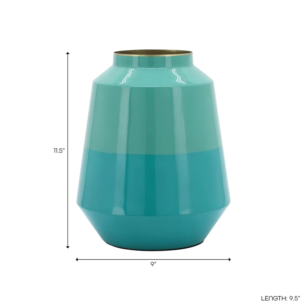 HELENAGROVE GREEN VASE 12 (IN)