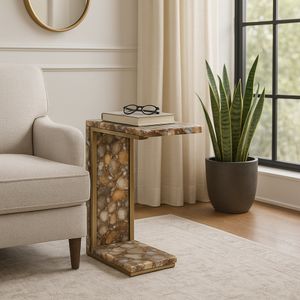 GARLANDPORT BROWN TABLE 25 (IN) 11