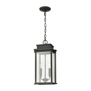 Braddock 10'' Wide 2-Light Outdoor Pendant - Architectural Bronze 2