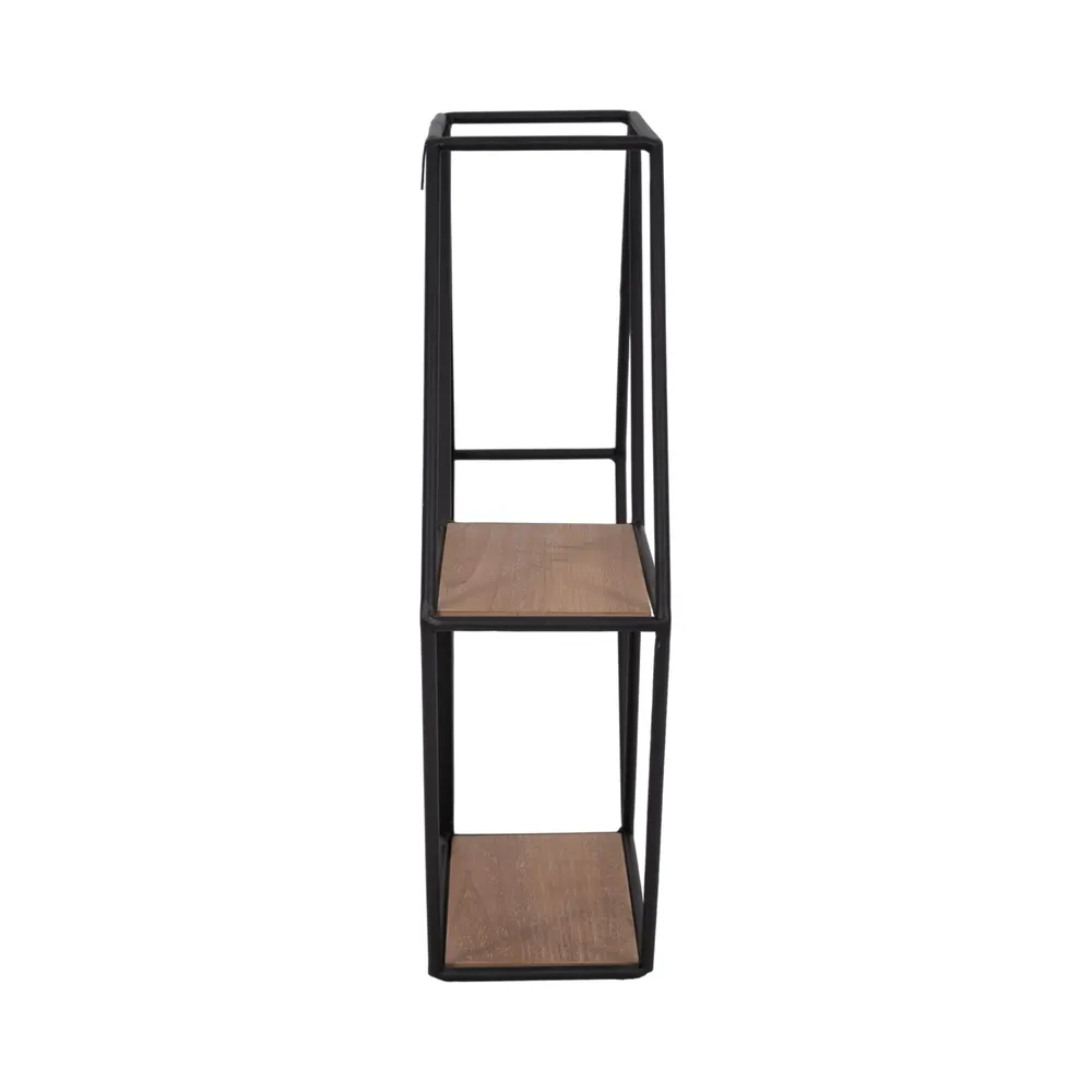 HATCHERFIELD BLACK WALL SHELF 20 (IN)