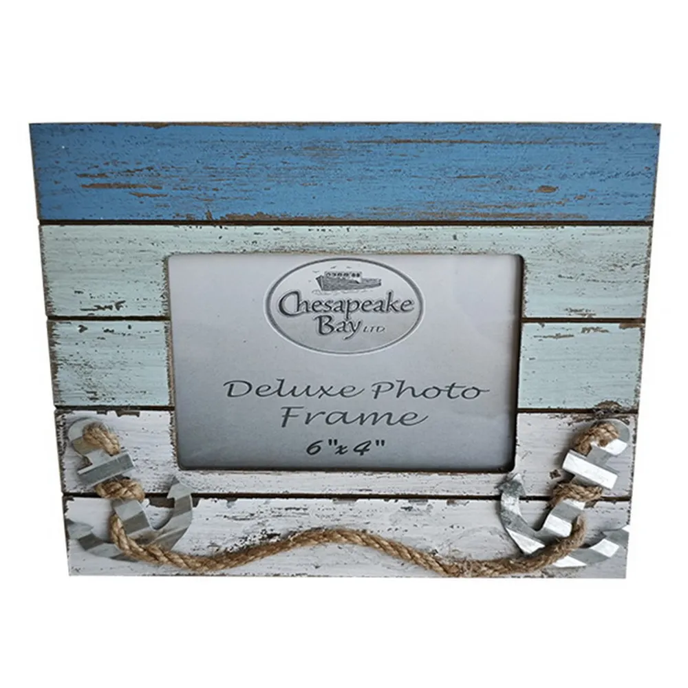 9-1/2" NAUTICAL FRAME WITH ANCHORS