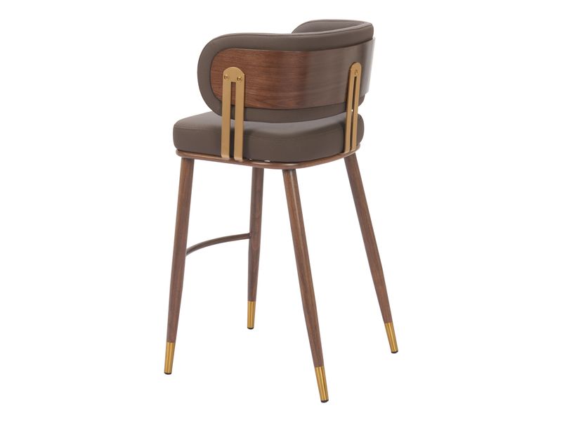 Brew Barstool Brown & Walnut 6