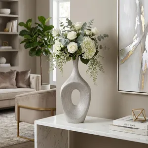 DUTTONRIDGE SILVER VASE 19 (IN) 11