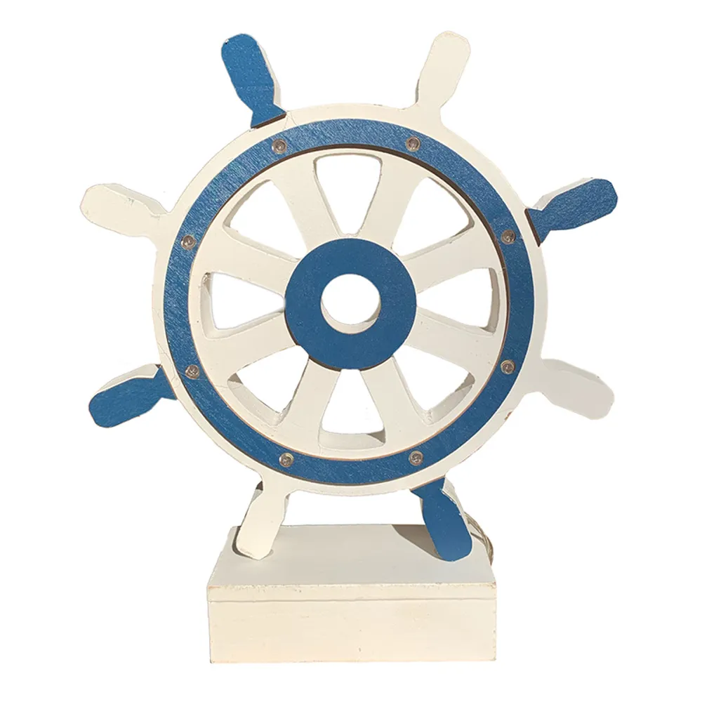 9" LIGHT UP SHIPS WHEEL