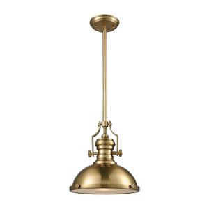 Chadwick 13'' Wide 1-Light Pendant - Satin Brass 1