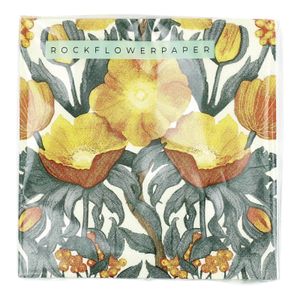 Icelandic Poppies Gold Paper Cocktail Napkins (Pack of 25) 3