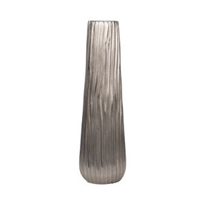 METAL, 23" JESSON LARGE SILVER VASE 1