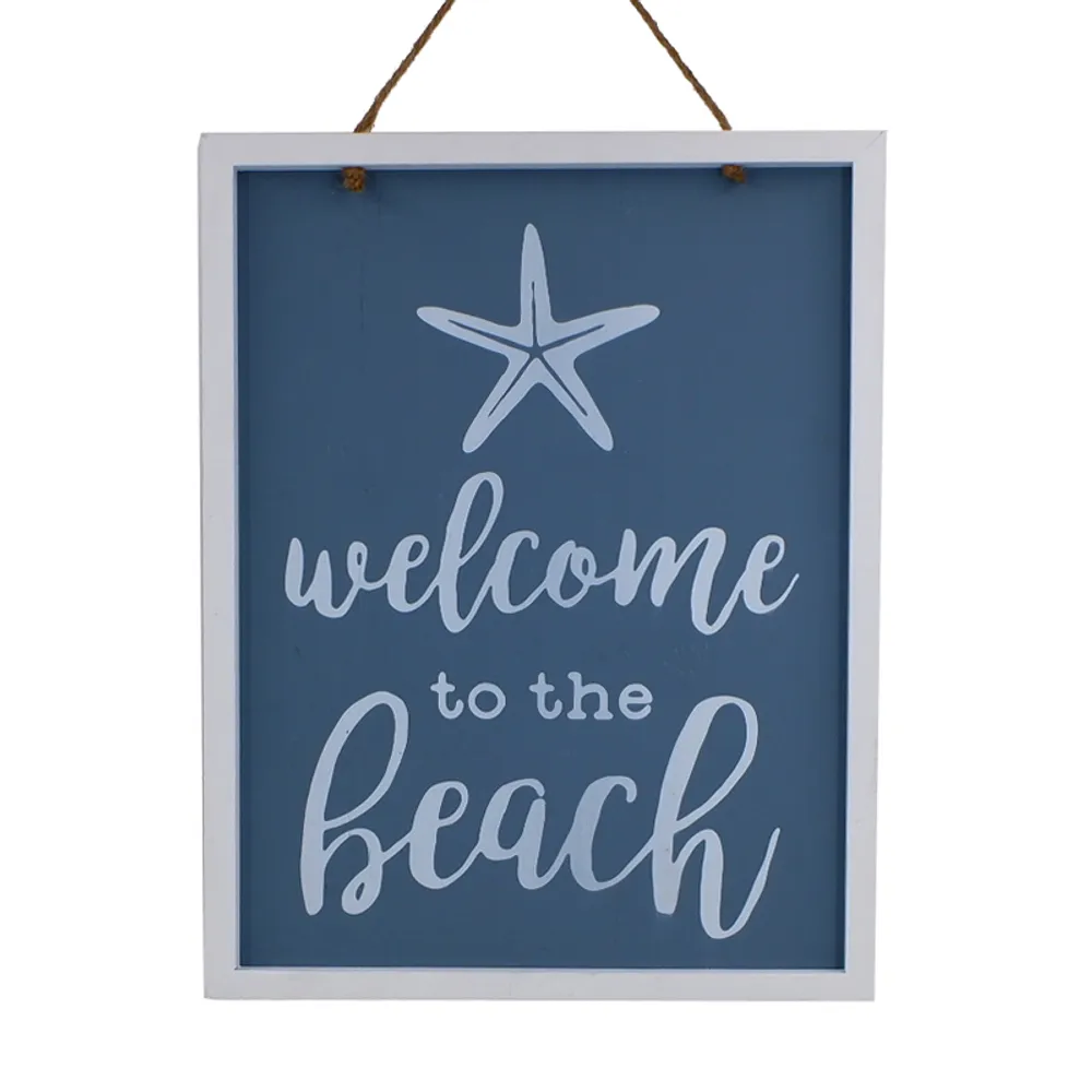 16" WELCOME TO THE BEACH SIGN
