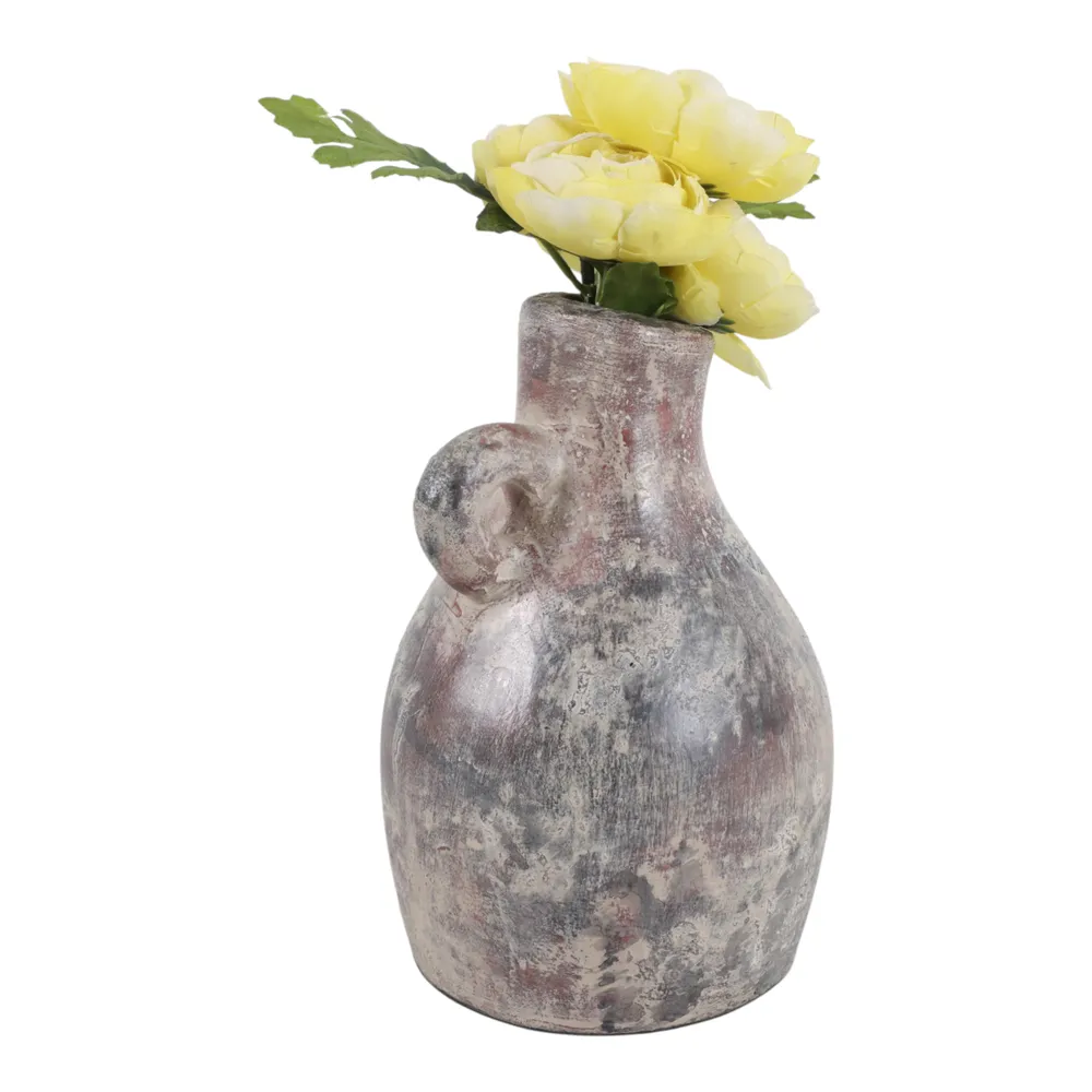 GARFIELDROSE GRAY VASE 8 (IN)