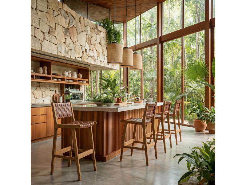 Feder Barstool Brown 10