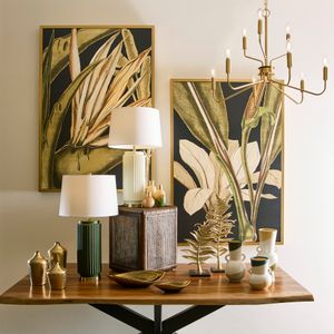 Lush II Framed Wall Art - Green 7