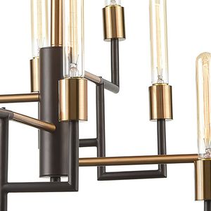 Congruency 29'' Wide 12-Light Chandelier - Oil Rubbed Bronze 5
