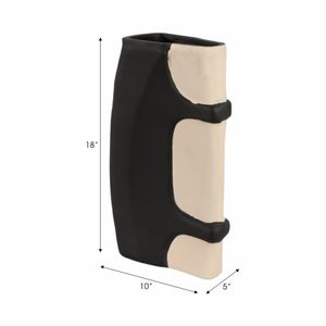 COLVINHOLM BLACK VASE 18 (IN) 9