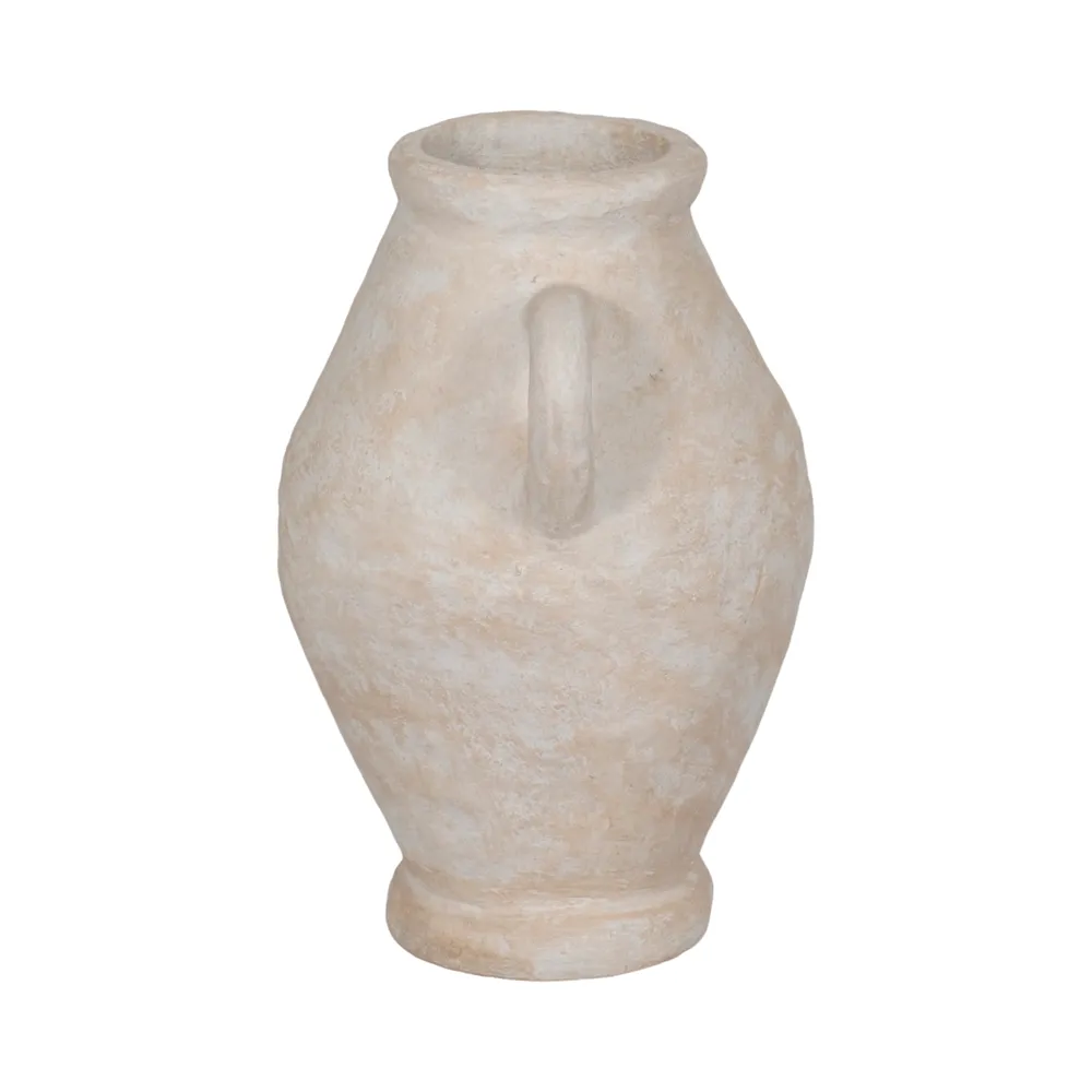 NATESTONE WHITE VASE 24 (IN)
