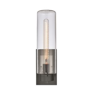 Garity 18'' High 1-Light Outdoor Sconce - Textured Black 1