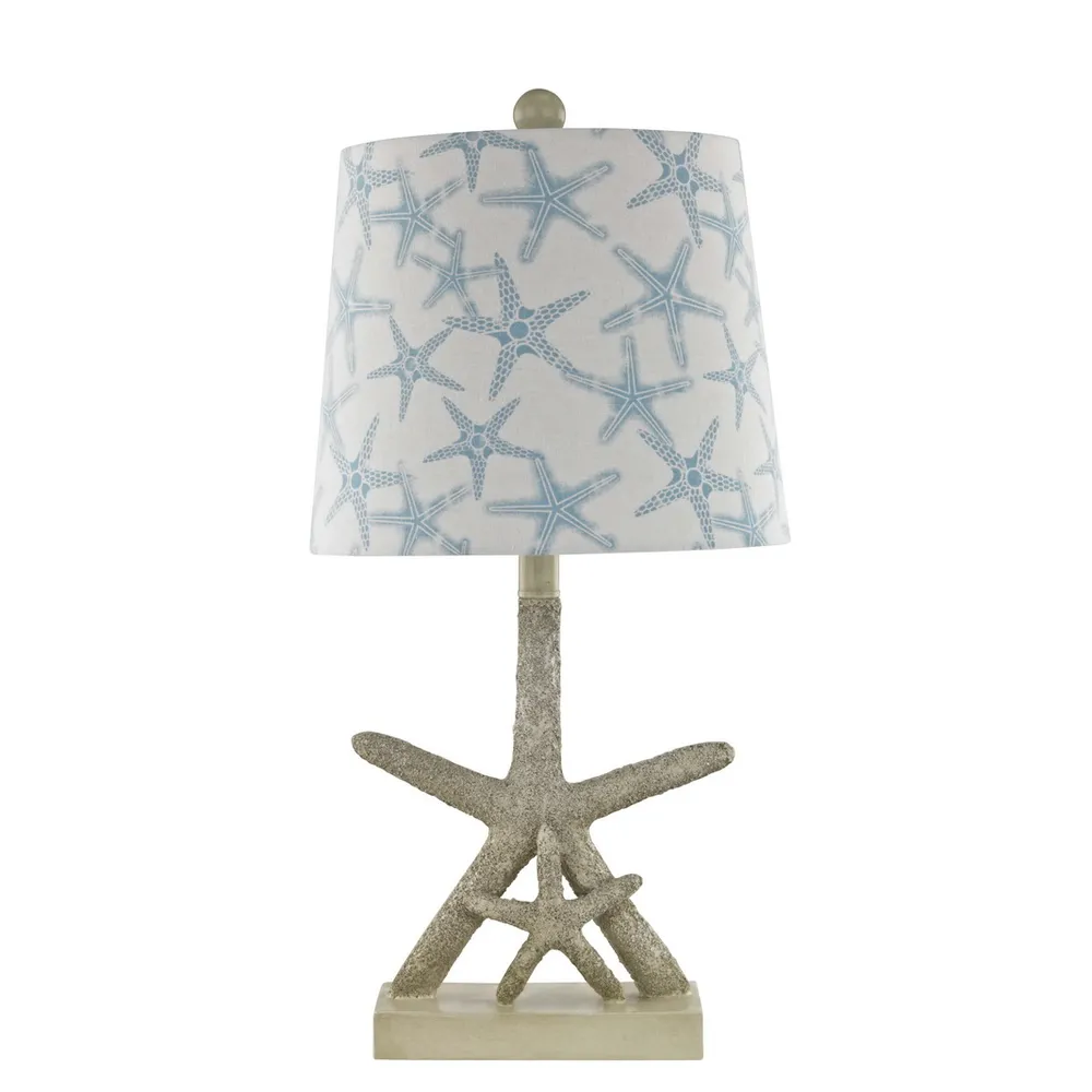 22" ELECTRIC STARFISH TABLE LAMP