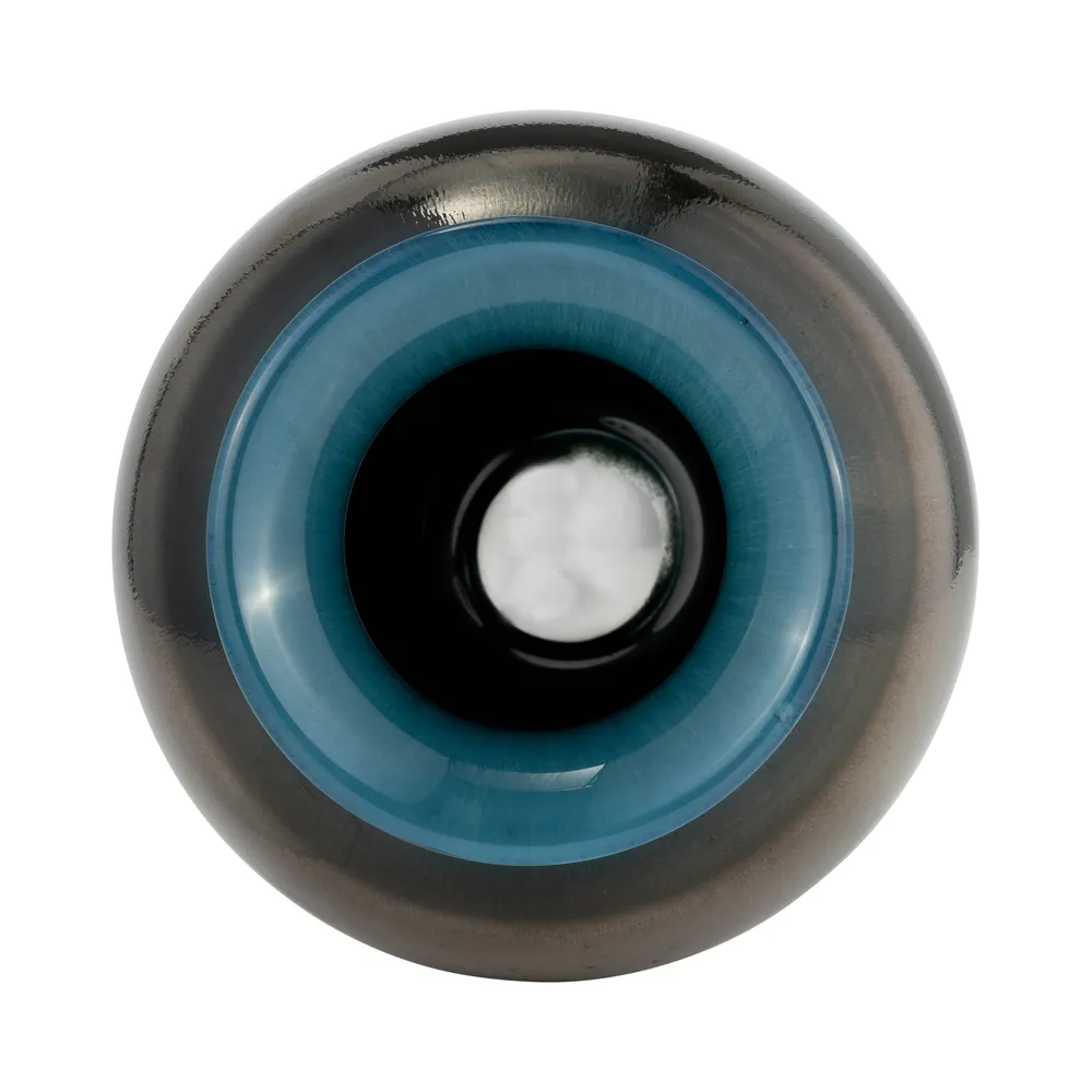 KNOXWICK BLUE GLASS VASE 12 (IN)
