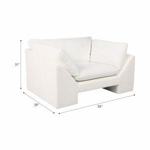 HATTONLAKE WHITE CHAIR 31 (IN) 8
