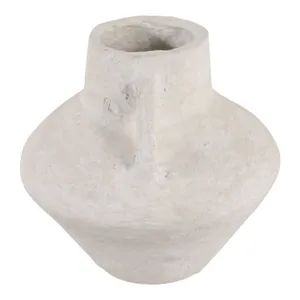 FERRIS WHITE VASE 9 (IN) 7