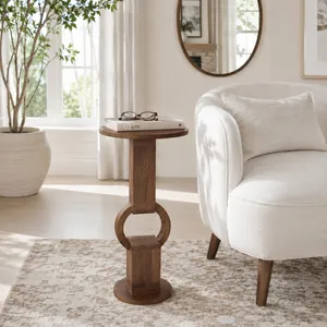JASPERTON BROWN ACCENT TABLE 24 (IN) 8