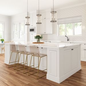 Mendoza 12.75'' Wide 4-Light Pendant - Polished Nickel 6