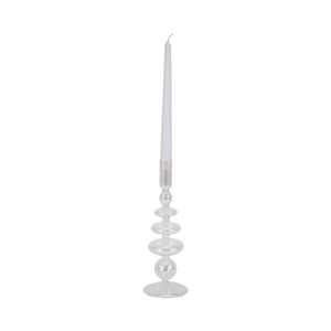 ELLENLAND CLEAR CANDLE HOLDER 11 (IN) 3