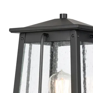 Kirkdale 17″ High 2-Light Outdoor Post Light - Matte Black 3