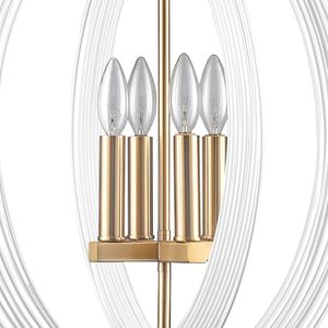 Orme 27'' Wide 4-Light Chandelier - White 3