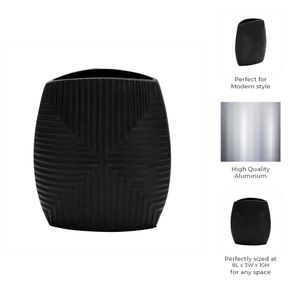 EMMONS BLACK VASE 10 (IN) 9