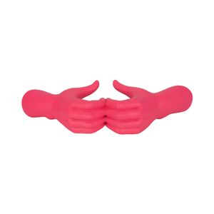 15" HEART HANDS, PINK 7