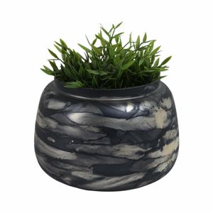 CLYDEBURN BLUE GLASS VASE 7 (IN) 3