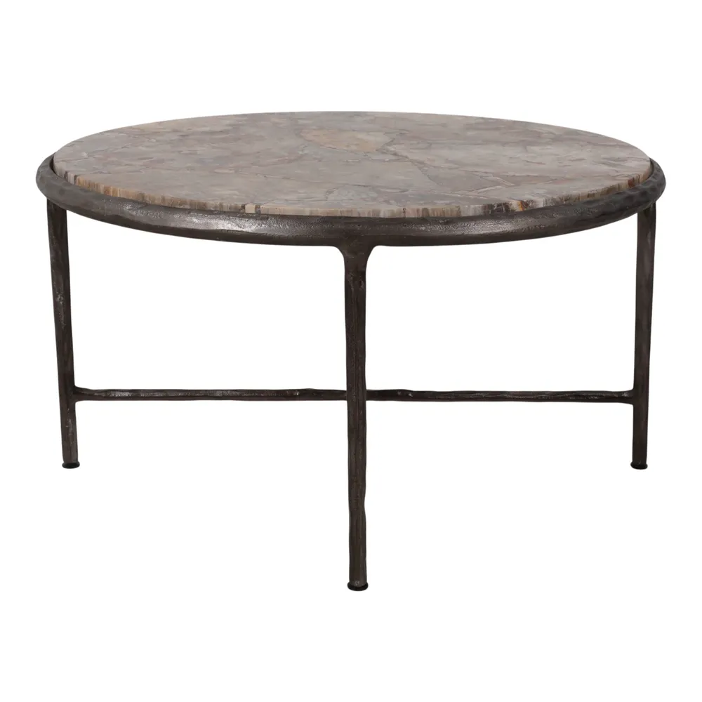 NORASTONE SILVER COFFEE TABLE 17 (IN)