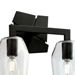 Gaia 11.5'' Wide 2-Light Vanity Light - Acid Dipped Black 3