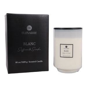 NATECLIFF BLANC SAFFRON & SUEDE CANDLE 10 (IN) 3