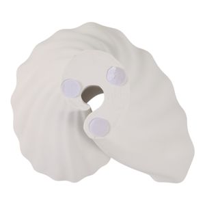WRENMORE WHITE VASE 9 (IN) 9