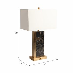 VINSONOAK BLACK LAMP 26 (IN) 8