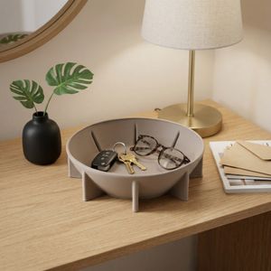 HANSONGATE GRAY BOWL 3 (IN) 12