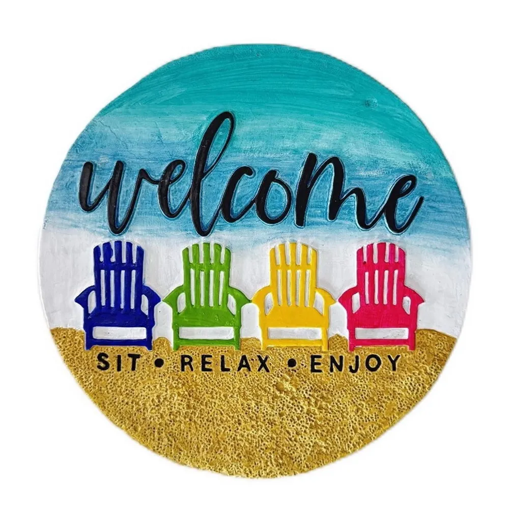 10" WELCOME STEPPING STONE