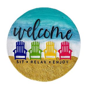 10" WELCOME STEPPING STONE 1